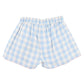BONNIE CHECK ORGANIC SHORTS