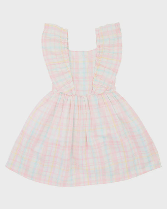 MADELYN CHECK DRESS 3-7 YRS