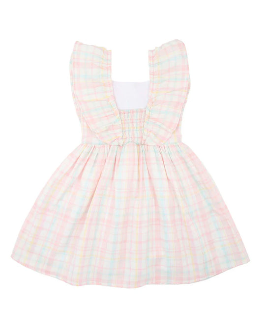 MADELYN CHECK DRESS 3-7 YRS