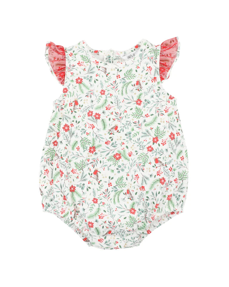 FESTIVE FOREST PRINT BODYSUIT