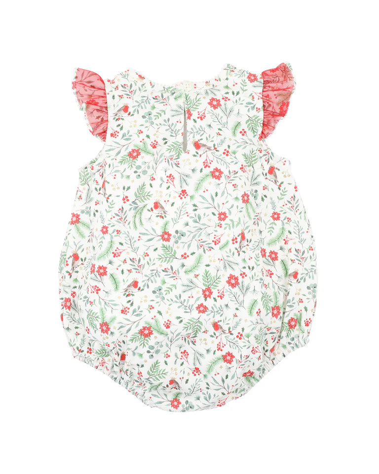 FESTIVE FOREST PRINT BODYSUIT