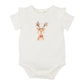 FESTIVE REINDEER BODYSUIT & SHORTS SET