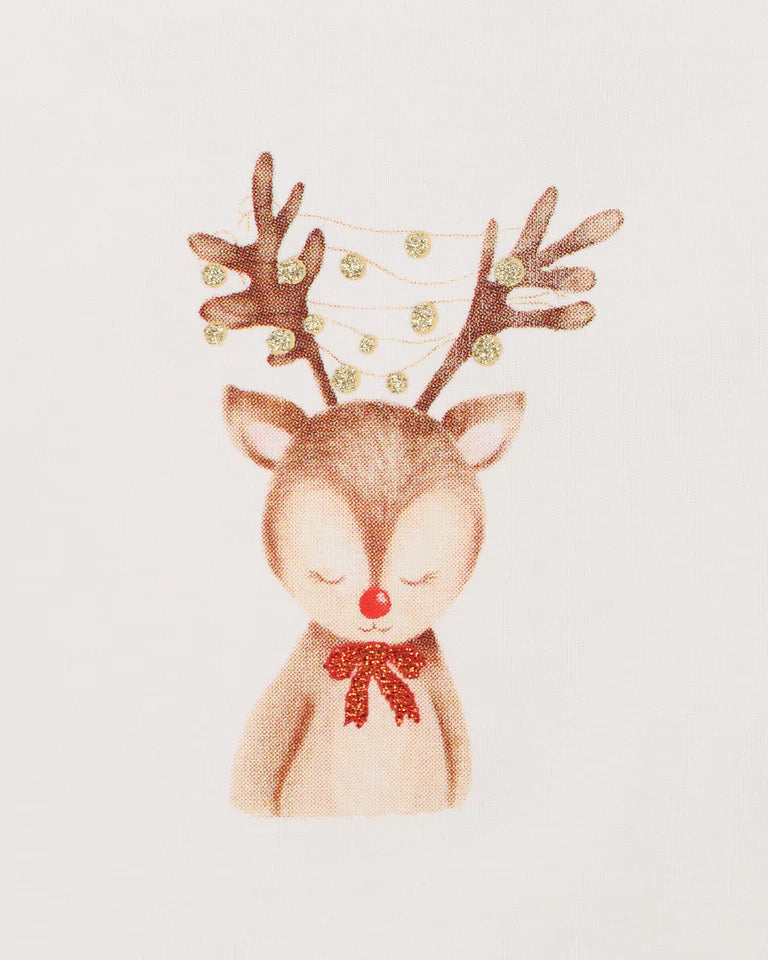 FESTIVE REINDEER BODYSUIT & SHORTS SET