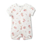 CHELSEA ORGANIC SS ZIP ROMPER