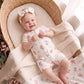CHELSEA ORGANIC SS ZIP ROMPER
