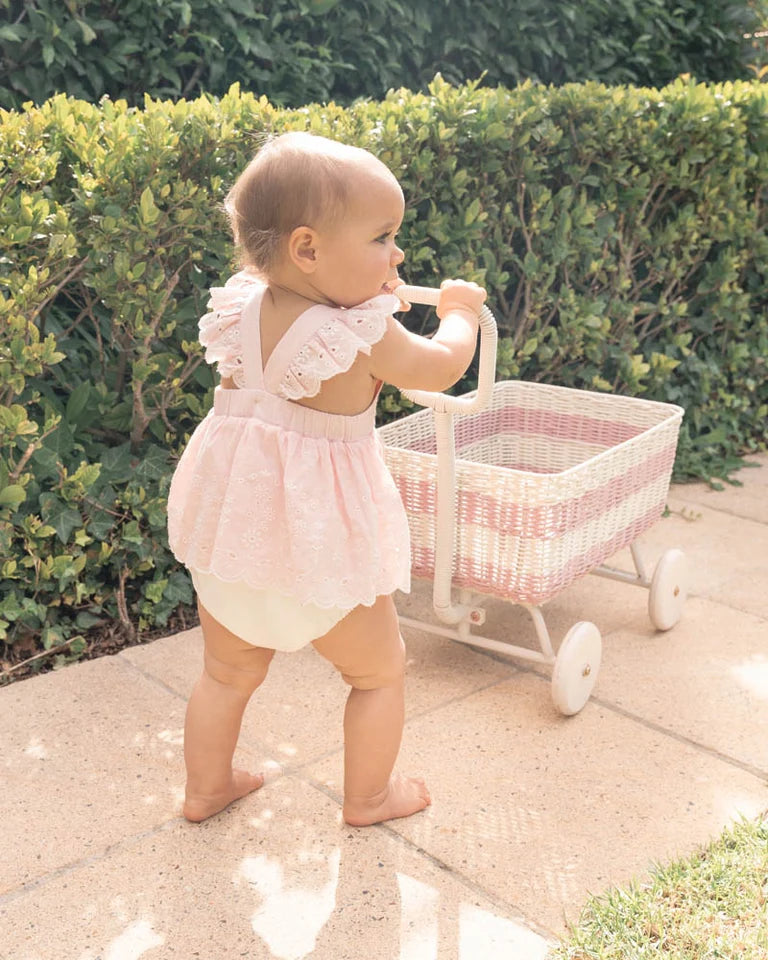 CHELSEA BRODERIE OVERLAY BODYSUIT