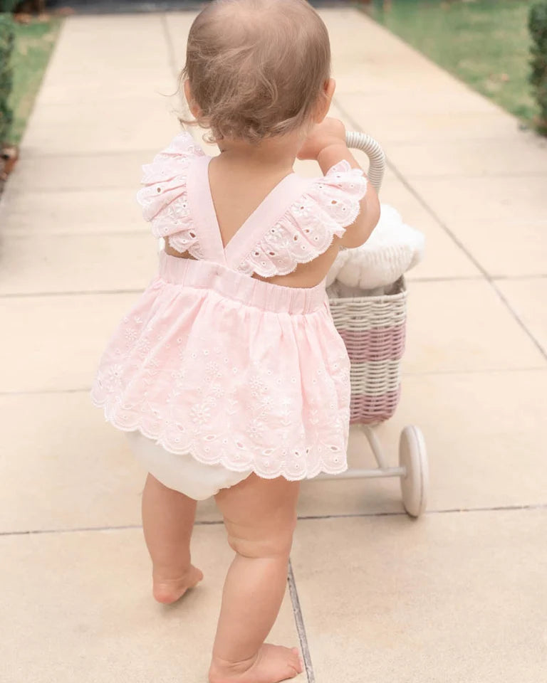 CHELSEA BRODERIE OVERLAY BODYSUIT