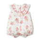 CHELSEA FRILL YOKE ROMPER