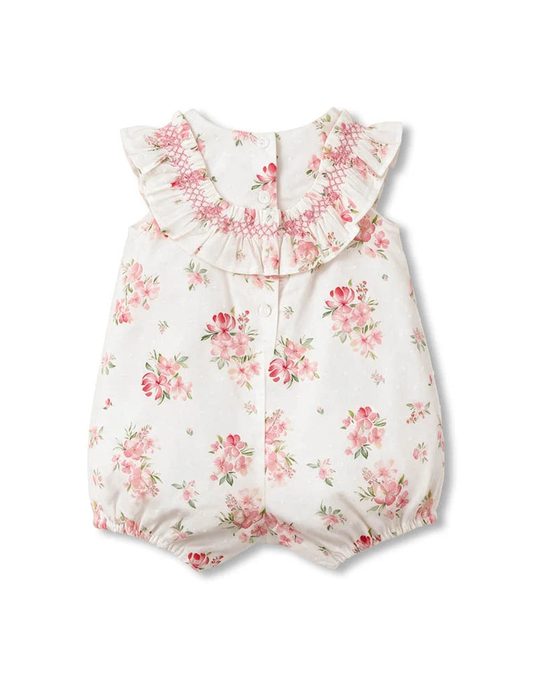 CHELSEA FRILL YOKE ROMPER