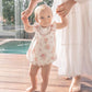 CHELSEA FRILL YOKE ROMPER