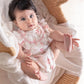 CHELSEA FRILL YOKE ROMPER
