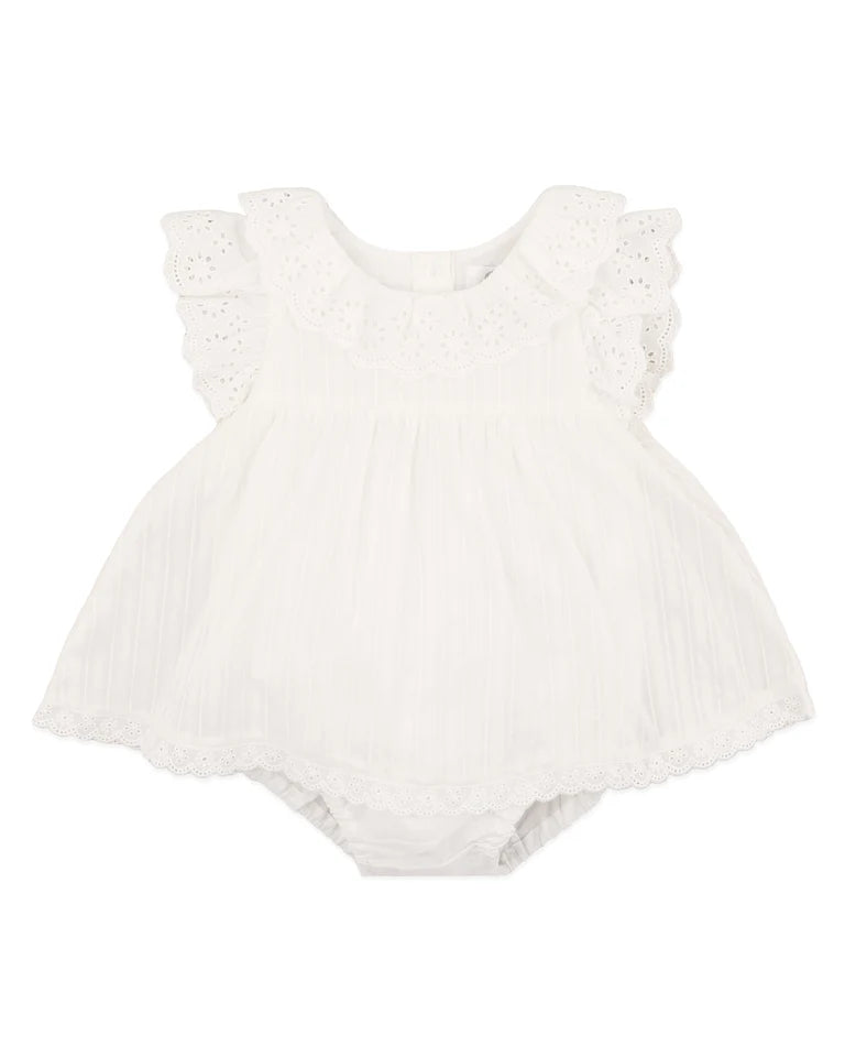 WILLA CREAM OVERLAY BODYSUIT