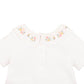 WILLA ORGANIC EMB. COLLAR BODYSUIT