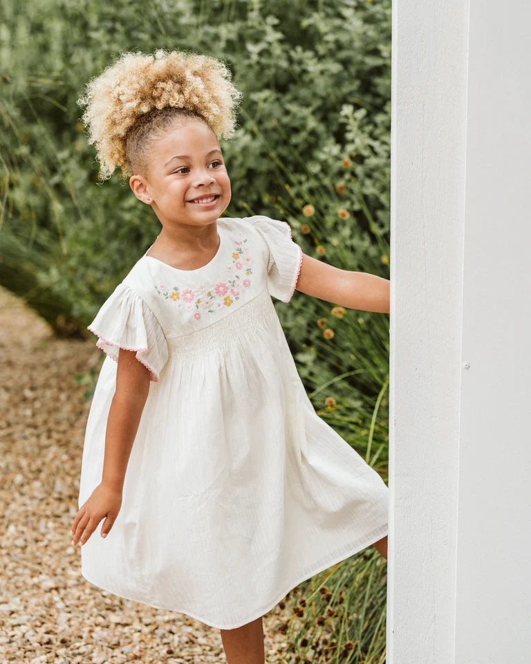 WILLA EMBROIDERY DRESS