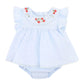 POPPY EMB. OVERLAY BODYSUIT