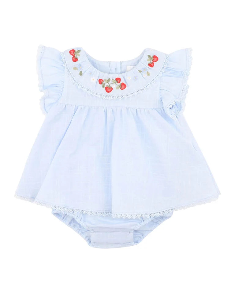 POPPY EMB. OVERLAY BODYSUIT
