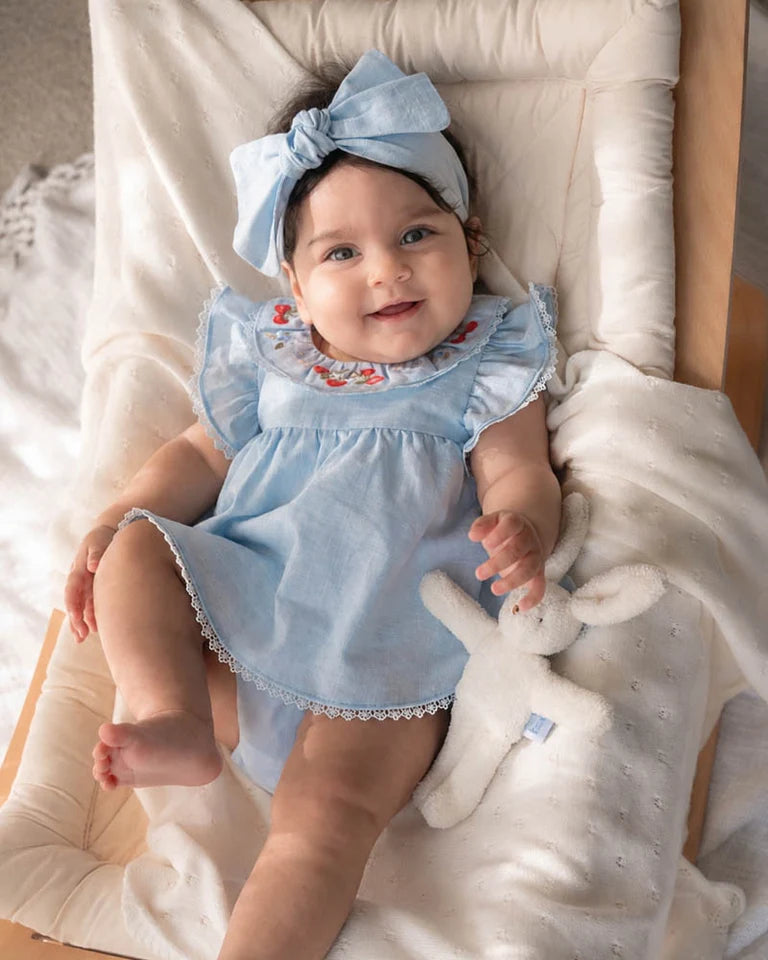 POPPY EMB. OVERLAY BODYSUIT