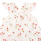 POPPY STRAWBERRY PRINT ROMPER