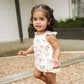 POPPY STRAWBERRY PRINT ROMPER