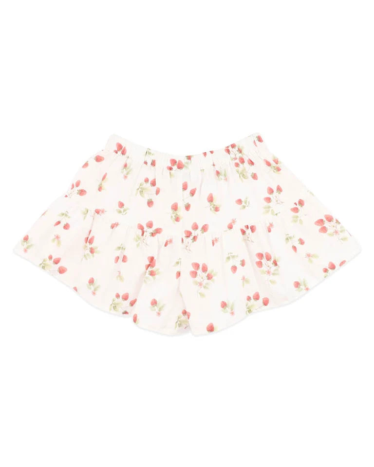 POPPY STRAWBERRY SHORTS 3-7Y