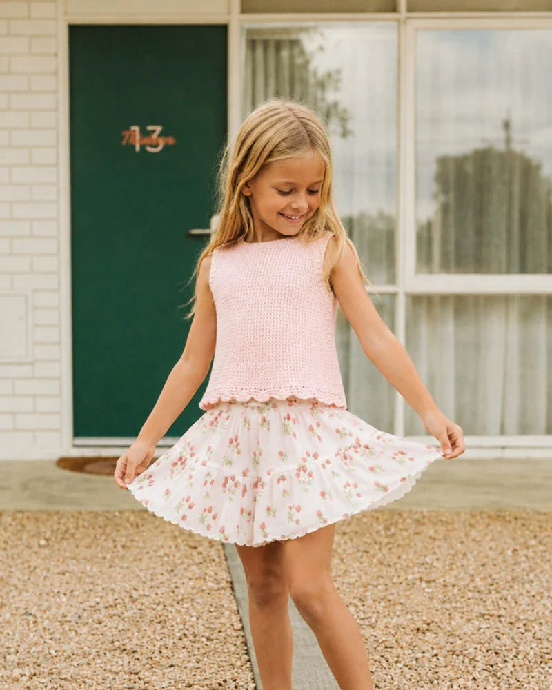 POPPY STRAWBERRY SHORTS 3-7Y