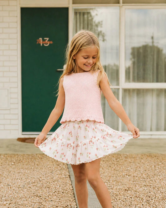 POPPY STRAWBERRY SHORTS 3-7Y