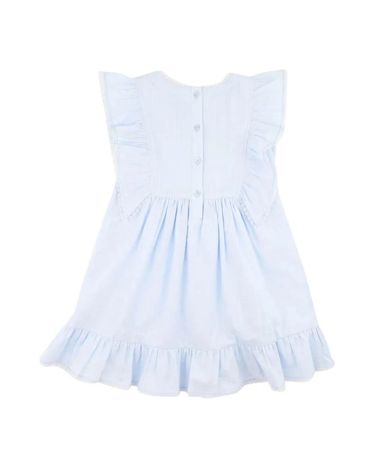 POPPY EMB. YOKE DRESS