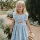 POPPY EMB. YOKE DRESS