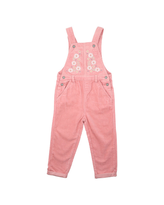 THEA EMBROIDERED CORD OVERALL 3 - 5 YRS
