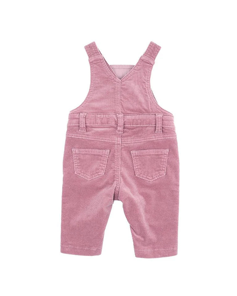 FLOSSY EMBROIDERED CORD OVERALLS
