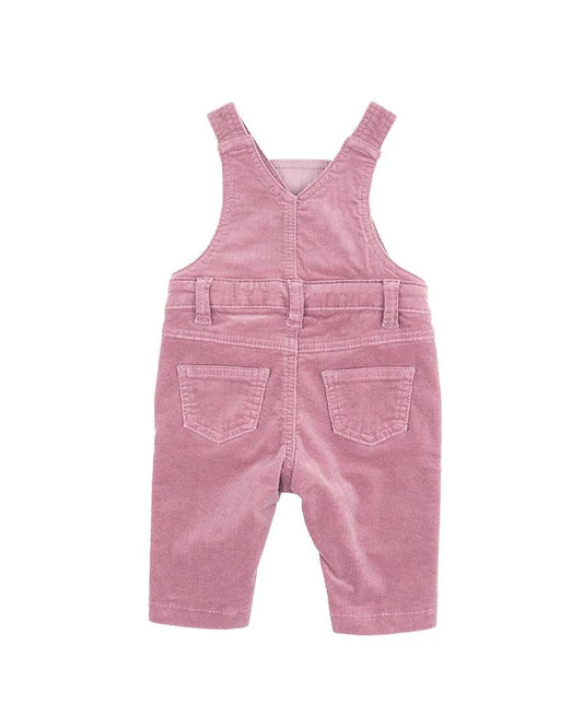 FLOSSY EMBROIDERED CORD OVERALLS