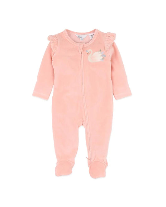 GEMMA VELOUR ZIP ONESIE