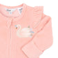 GEMMA VELOUR ZIP ONESIE