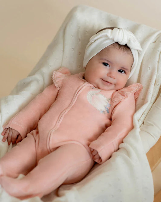 GEMMA VELOUR ZIP ONESIE