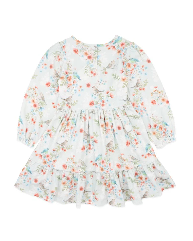 GEMMA BIRD ORGANIC DRESS 0-7 YRS