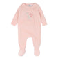 FERN VELOUR EMBROIDERED ZIP ONESIE