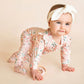 FERN FLORAL ORGANIC ZIPSUIT