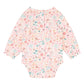 FERN FLORAL ORGANIC LS BOSYSUIT