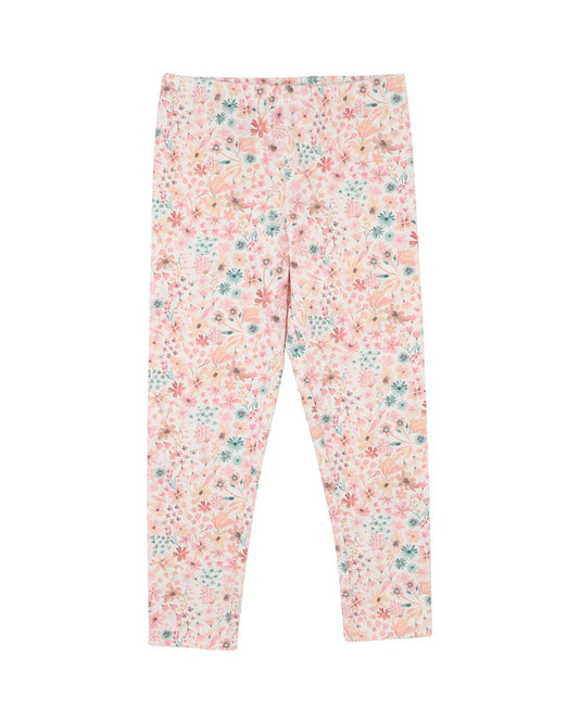 FERN FLORAL ORGANIC LEGGINGS 3-7 YRS