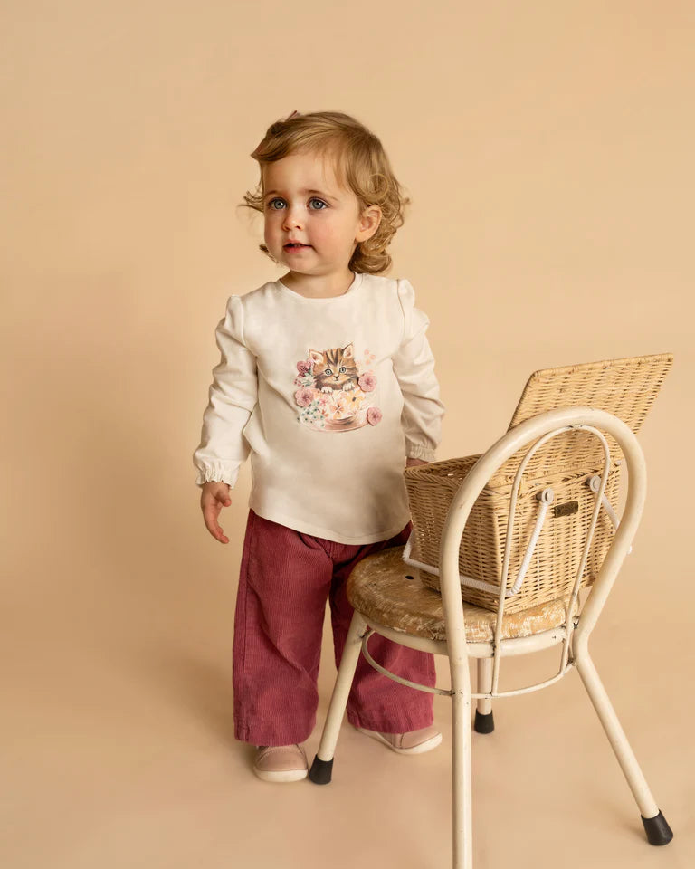 FERN PULL ON CORD PANTS 3-7 YRS