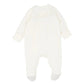 WINNIE EMB. VELOUR ZIP ONESIE