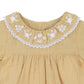 WINNIE EMB. GINGHAM OVERLAY DRESS