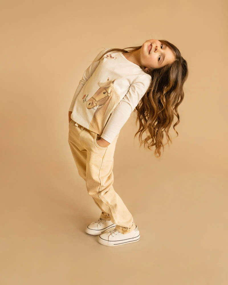 WINNIE NEUTRAL PULL ON JEANS 3-7 YRS