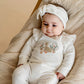 EMMY VELOUR ZIP ONESIE