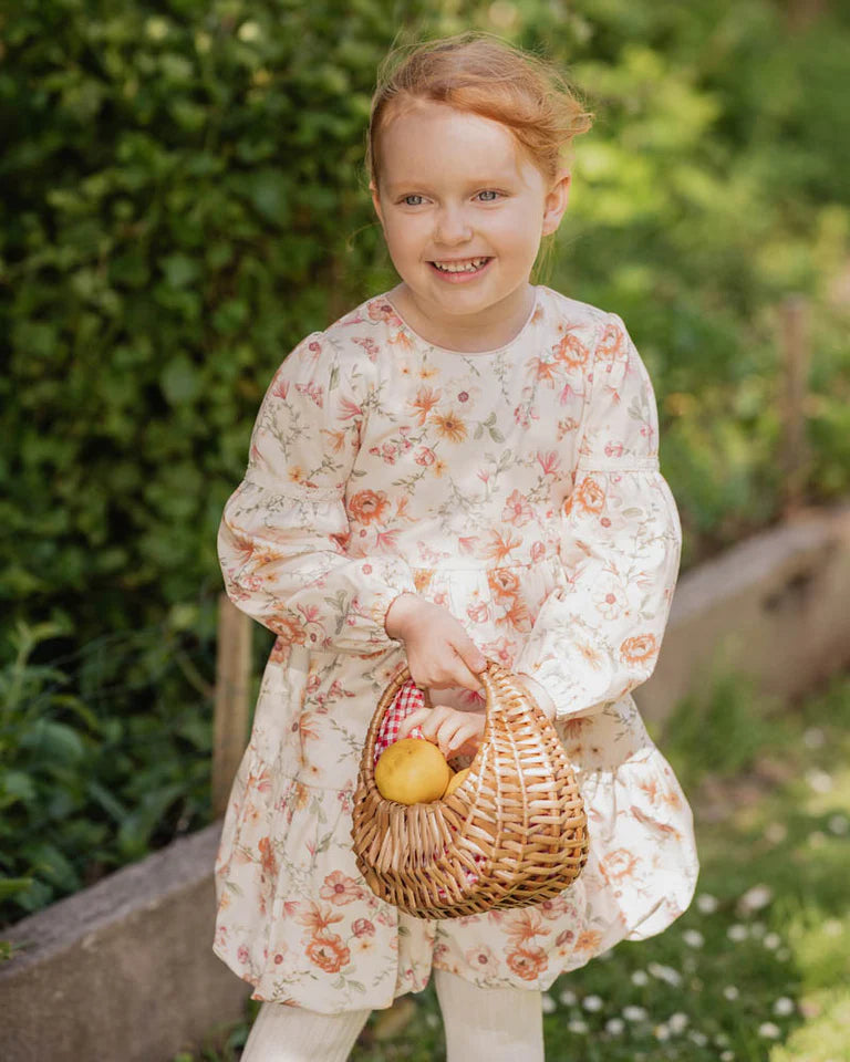 EMMY PRINT ORGANIC DRESS 0-7 YRS