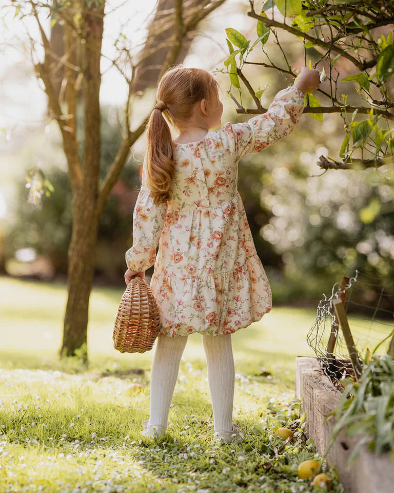 EMMY PRINT ORGANIC DRESS 0-7 YRS