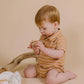 FINLEY STRIPE POLO ROMPER