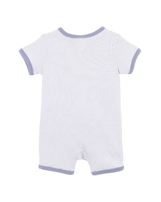 AXEL ORGANIC STRIPE  SS  ZIPSUIT