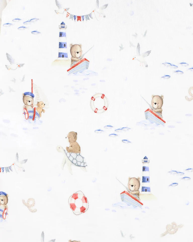 AXEL ORGANIC PRINT LS ZIPSUIT