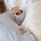 AXEL STRIPE ORGANIC LS  ZIPSUIT
